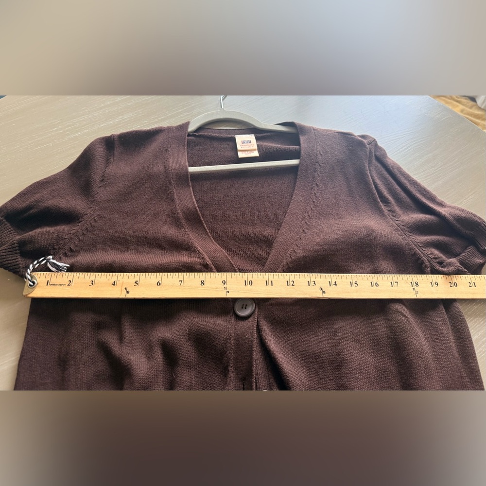 Faded Glory Dark Brown Knit Sweater - Picture 6 of 7